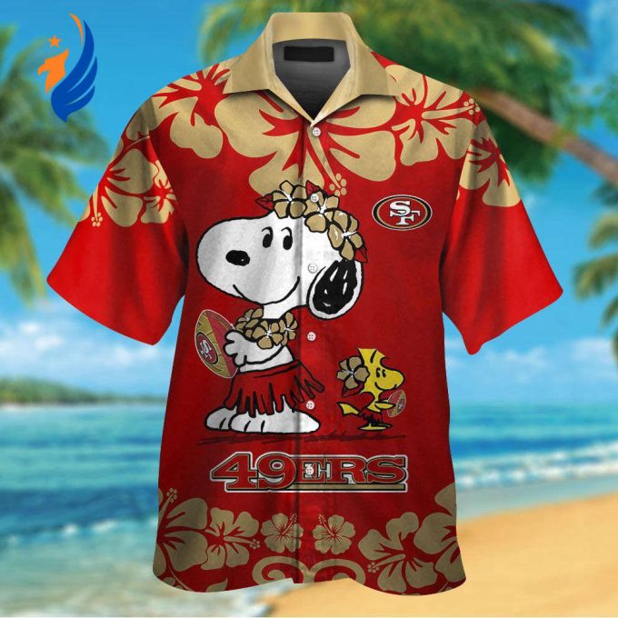 Get Stylish with San Francisco 49ers & Snoopy Hawaiian Shirt #3 – Perfect for Fans!