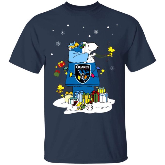Santa Snoopy Merry Christmas Shirt – San Jose Earthquakes Gear