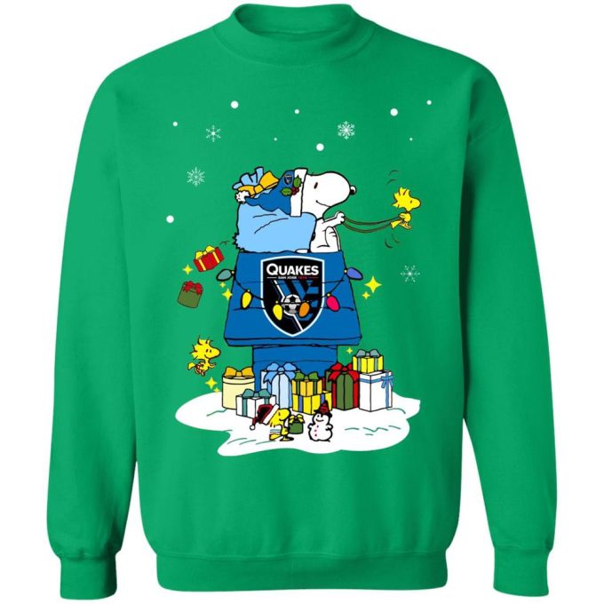 Santa Snoopy Merry Christmas Shirt – San Jose Earthquakes Gear