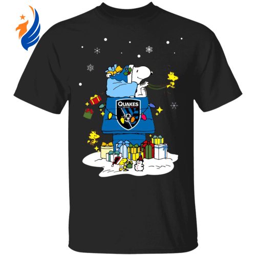 Santa Snoopy Merry Christmas Shirt – San Jose Earthquakes Gear Santa Snoopy Merry Christmas Shirt – San Jose Earthquakes Gear