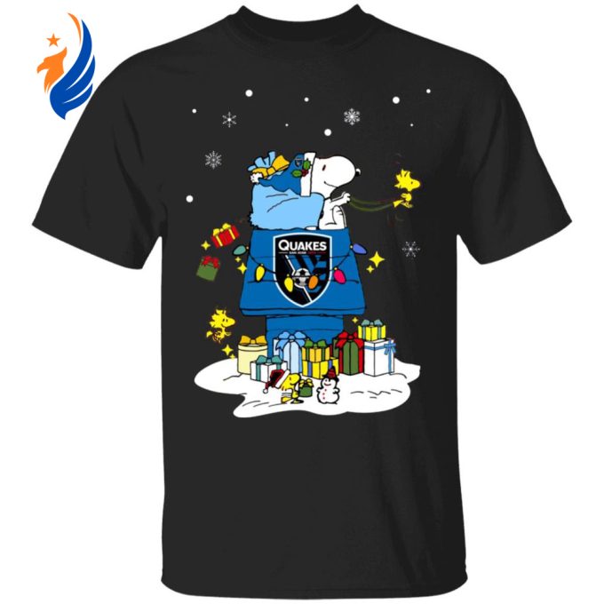 Santa Snoopy Merry Christmas Shirt – San Jose Earthquakes Gear