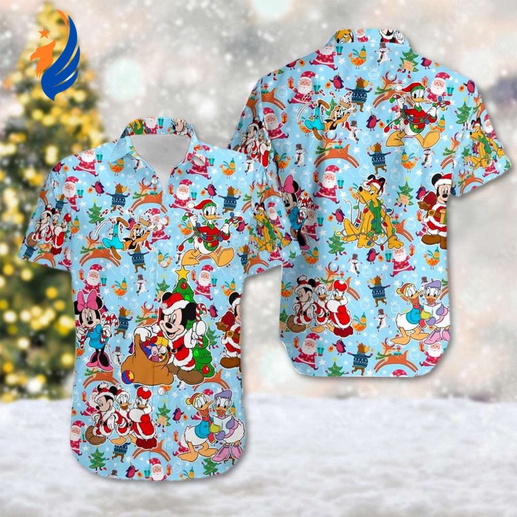 Hawaiian Santa Mickey Christmas Shirt: Mickey & Friends Hawaii Tee Minnie Goofy Donald Xmas Gift Magic Kingdom Tee Hawaiian Santa Mickey Christmas Shirt: Mickey & Friends Hawaii Tee Minnie Goofy Donald Xmas Gift Magic Kingdom Tee