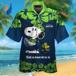 Get Game-ready in Style with Seattle Seahawks & Snoopy Hawaiian Shirt #3 – Limited Edition Fan Gear