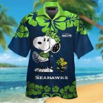 Get Game-ready in Style with Seattle Seahawks & Snoopy Hawaiian Shirt #3 – Limited Edition Fan Gear