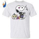 Singing Snoopy Calavera Halloween T-Shirt: Spook-tacular Music-Inspired Apparel