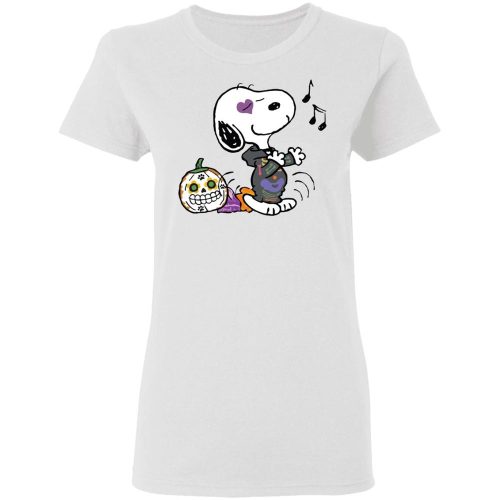 Singing Snoopy Calavera Halloween T-Shirt: Spook-tacular Music-Inspired Apparel Singing Snoopy Calavera Halloween T-Shirt: Spook-tacular Music-Inspired Apparel