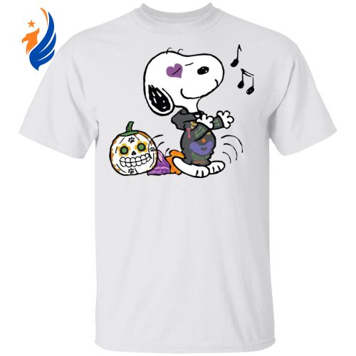 Singing Snoopy Calavera Halloween T-Shirt: Spook-tacular Music-Inspired Apparel Singing Snoopy Calavera Halloween T-Shirt: Spook-tacular Music-Inspired Apparel