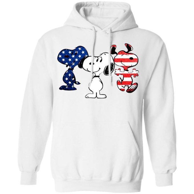 Show Your Patriotism with Snoopy American Flag Shirt – Limited Edition!