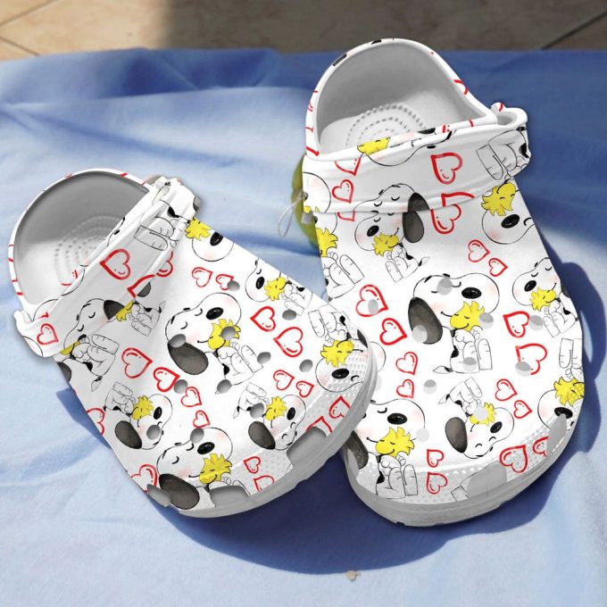 Snoopy And Cute Friends Woodstock Clogs For Kids And Adults
