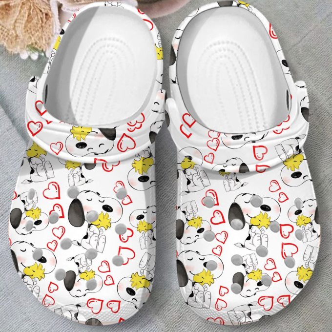Snoopy And Cute Friends Woodstock Clogs For Kids And Adults