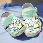Snoopy And Sandwich Mint Color Clogs Snoopy And Sandwich Mint Color Clogs
