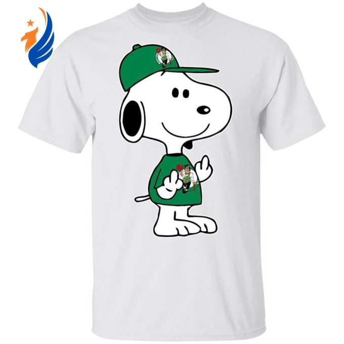 Snoopy Boston Celtics NBA Double Middle Fingers Shirt – Express Your Frustration in Style! Snoopy Boston Celtics NBA Double Middle Fingers Shirt – Express Your Frustration in Style!