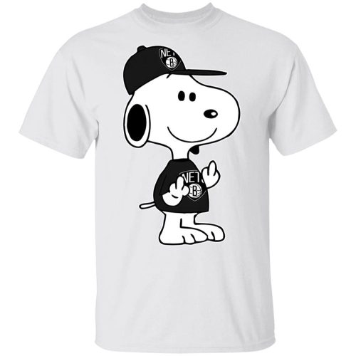 Snoopy Brooklyn Nets NBA Double Middle Fingers Shirt: Boldly Express Yourself with Fck You Attitude Snoopy Brooklyn Nets NBA Double Middle Fingers Shirt: Boldly Express Yourself with Fck You Attitude