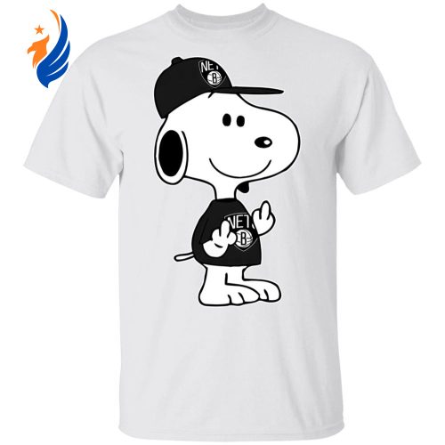 Snoopy Brooklyn Nets NBA Double Middle Fingers Shirt: Boldly Express Yourself with Fck You Attitude Snoopy Brooklyn Nets NBA Double Middle Fingers Shirt: Boldly Express Yourself with Fck You Attitude