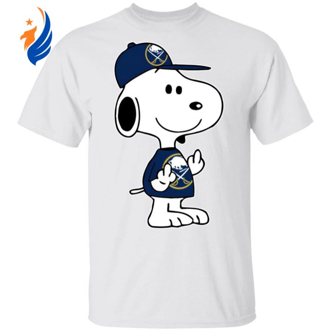 Snoopy Buffalo Sabres NHL Double Middle Fingers Shirt – Express Your Attitude with Style! Snoopy Buffalo Sabres NHL Double Middle Fingers Shirt – Express Your Attitude with Style!