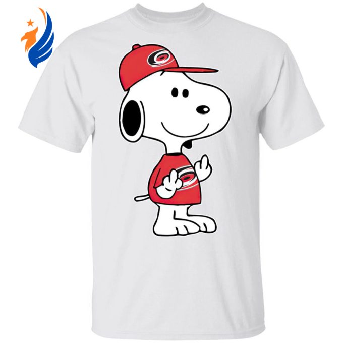 Snoopy Carolina Hurricanes NHL Double Middle Fingers Shirt – Boldly Show Your Frustration! Snoopy Carolina Hurricanes NHL Double Middle Fingers Shirt – Boldly Show Your Frustration!