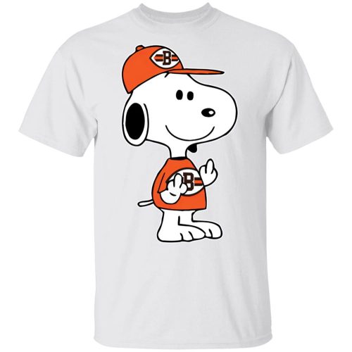 Cleveland Browns NFL Snoopy Double Middle Fingers Shirt Fck You Tee for Ultimate Fan Support Cleveland Browns NFL Snoopy Double Middle Fingers Shirt Fck You Tee for Ultimate Fan Support