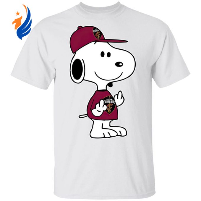 Snoopy Cleveland Cavaliers NBA Double Middle Fingers Shirt – Show Your Team Spirit with Attitude! Snoopy Cleveland Cavaliers NBA Double Middle Fingers Shirt – Show Your Team Spirit with Attitude!