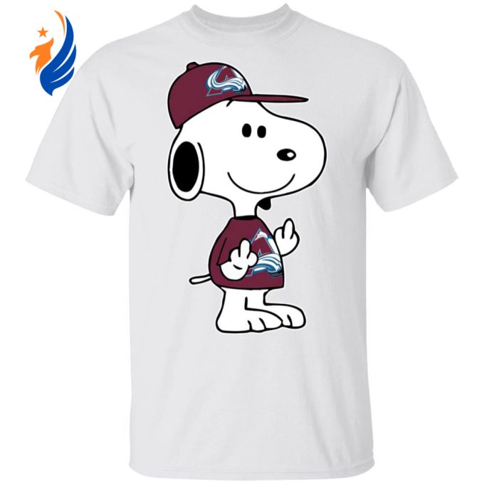Snoopy Colorado Avalanche NHL Double Middle Fingers Fck You Shirt – Unique and Bold Fan Apparel Snoopy Colorado Avalanche NHL Double Middle Fingers Fck You Shirt – Unique and Bold Fan Apparel