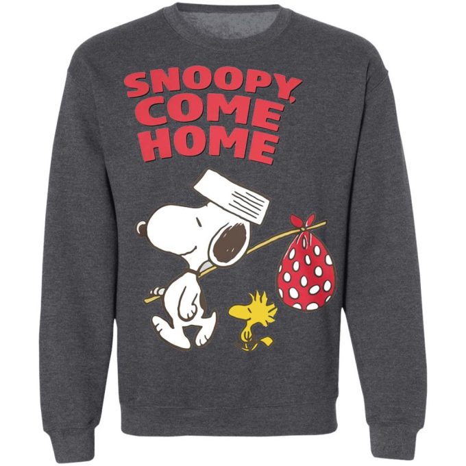 Snoopy Come Home T-shirt: Stylish and Nostalgic Apparel for Peanuts Fans!