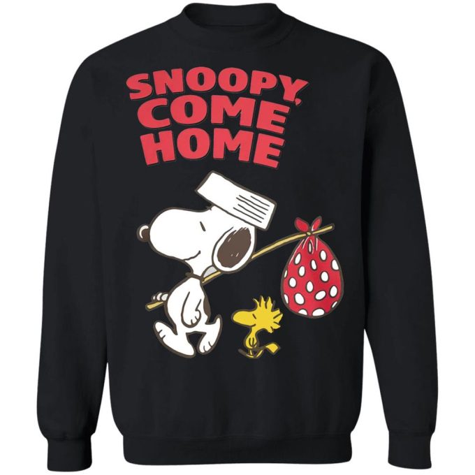 Snoopy Come Home T-shirt: Stylish and Nostalgic Apparel for Peanuts Fans!