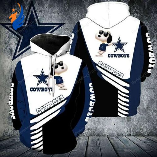Snoopy Dallas Cowboys Hoodie 3D: Perfect for Cowboys Fans – Get Yours Now!