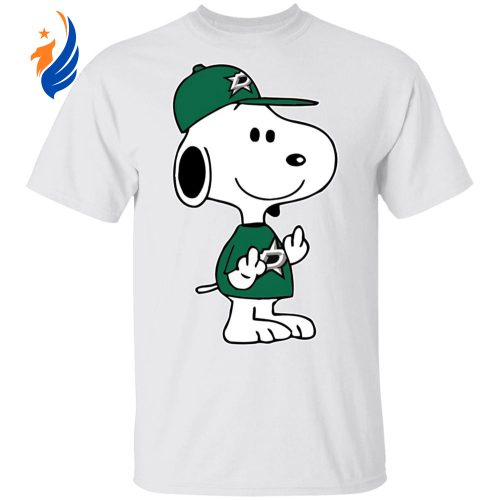 Snoopy Dallas Stars NHL Double Middle Fingers Shirt – Fck You Attitude for True Fans! Snoopy Dallas Stars NHL Double Middle Fingers Shirt – Fck You Attitude for True Fans!