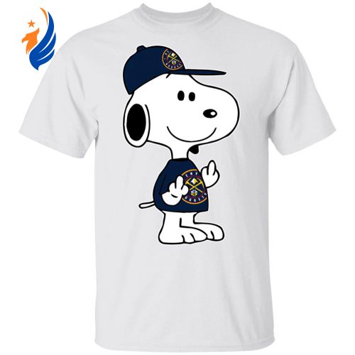 Snoopy Denver Nuggets NBA Double Middle Fingers Shirt – Show Your Attitude with this Fck You Tee! Snoopy Denver Nuggets NBA Double Middle Fingers Shirt – Show Your Attitude with this Fck You Tee!