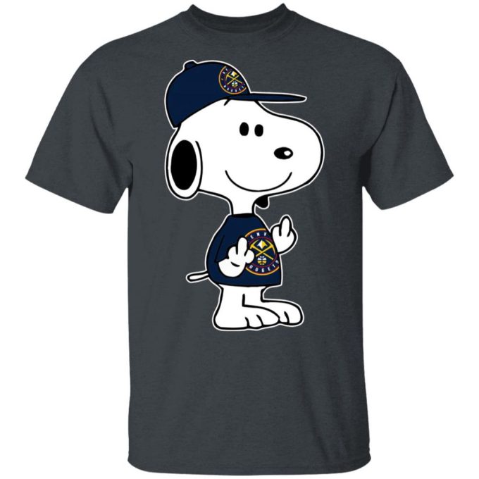 Snoopy Denver Nuggets NBA Double Middle Fingers Shirt – Show Your Attitude with this Fck You Tee!