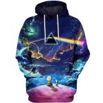 Vibrant Snoopy Dog Pink Floyd 3D Print Tshirt Hoodie Sweater – Colorful Sky Night Design Vibrant Snoopy Dog Pink Floyd 3D Print Tshirt Hoodie Sweater – Colorful Sky Night Design