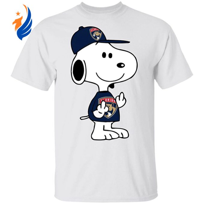 Florida Panthers NHL Double Middle Fingers Snoopy Shirt – Express Your Frustration with Style! Florida Panthers NHL Double Middle Fingers Snoopy Shirt – Express Your Frustration with Style!