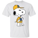 Snoopy Golden State Warriors NBA Double Middle Fingers Shirt – Show Your Support with Attitude!