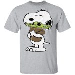 Snoopy Hug Baby Yoda Shirt: Long Sleeve Hoodie – Cozy and Cute Star Wars Inspired Apparel Snoopy Hug Baby Yoda Shirt: Long Sleeve Hoodie – Cozy and Cute Star Wars Inspired Apparel