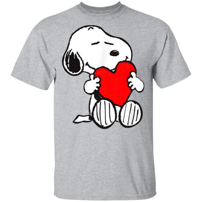 Snoopy Hug Heart Valentine s Day Shirt: Spread Love with Our Adorable and Stylish Snoopy-themed Valentine s Apparel!