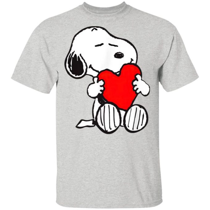 Snoopy Hug Heart Valentine s Day Shirt: Spread Love with Our Adorable and Stylish Snoopy-themed Valentine s Apparel!