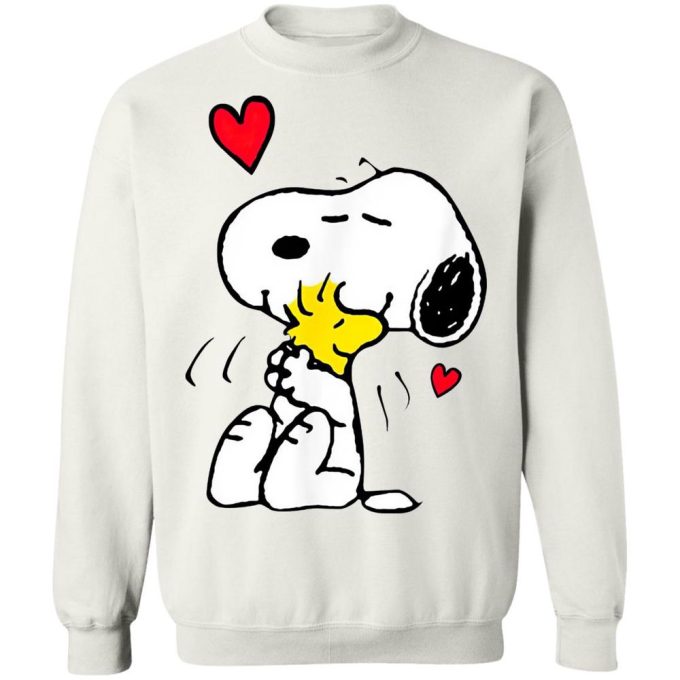 Spread Love with Snoopy Hug Woodstock Valentine’s Day Shirt – Perfect Gift for Your Valentine!