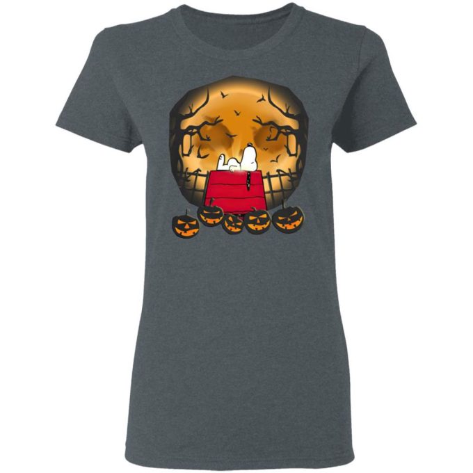 Snoopy Halloween Night T-Shirt: Wake Up in Style for Spooky Festivities!