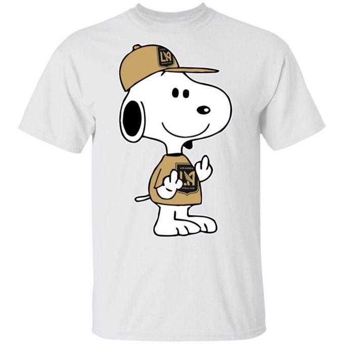 Express Your Passion with Snoopy Los Angeles FC MLS Fck You Shirt – Limited Edition