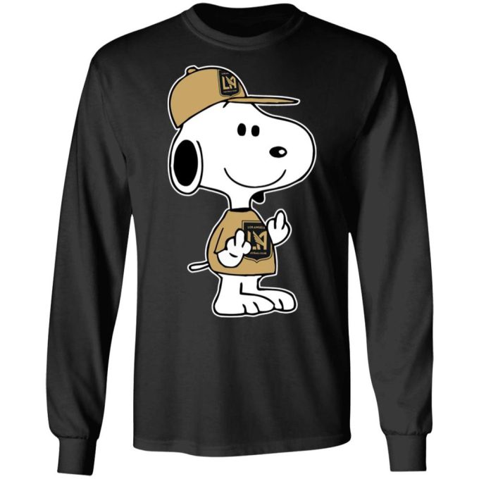 Express Your Passion with Snoopy Los Angeles FC MLS Fck You Shirt – Limited Edition
