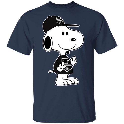 Snoopy LA Kings NHL Double Middle Fingers Shirt: Bold Statement for Hockey Fans Snoopy LA Kings NHL Double Middle Fingers Shirt: Bold Statement for Hockey Fans