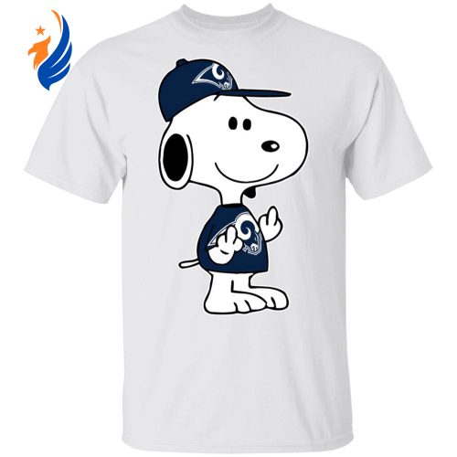 Snoopy LA Rams NFL Double Middle Fingers Fck You Shirt – Unique LA Rams Fan Apparel Snoopy LA Rams NFL Double Middle Fingers Fck You Shirt – Unique LA Rams Fan Apparel