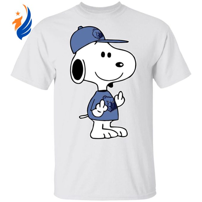 Snoopy Memphis Grizzlies NBA Shirt: Double Middle Fingers Fck You Design Snoopy Memphis Grizzlies NBA Shirt: Double Middle Fingers Fck You Design
