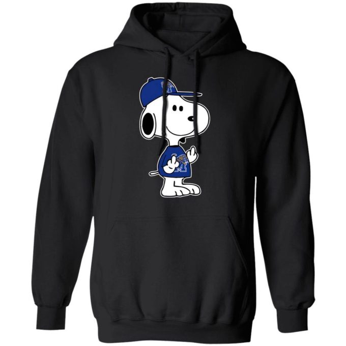 Snoopy Memphis Tigers NCAA Shirt: Double Middle Fingers Fck You – Unleash Your Team Spirit!