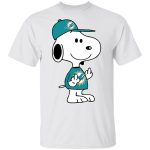 Snoopy Miami Dolphins NFL Double Middle Fingers Shirt – Boldly Express Your Frustration with this Unique Tee!