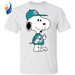 Snoopy Miami Dolphins NFL Double Middle Fingers Shirt – Boldly Express Your Frustration with this Unique Tee!