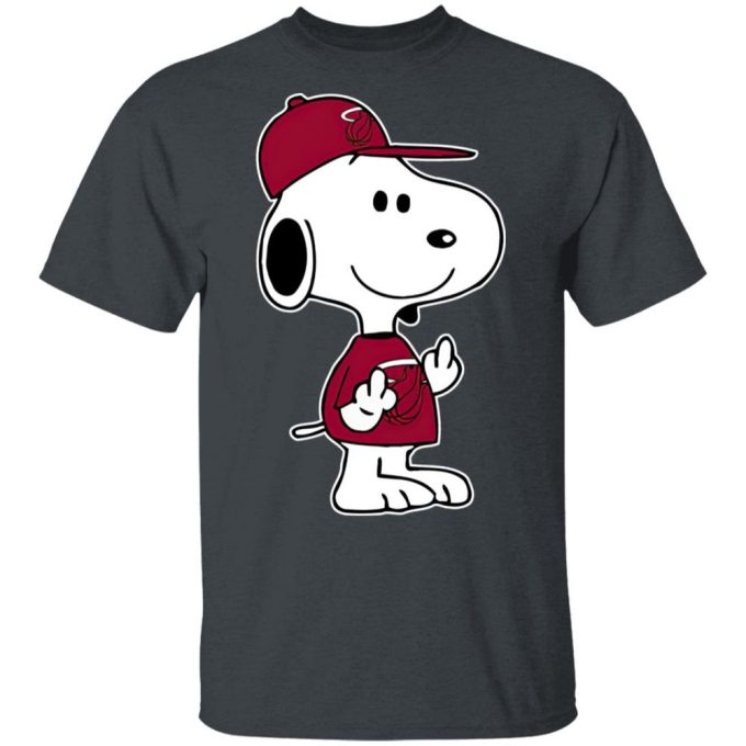 Snoopy Miami Heat NBA Double Middle Fingers Fck You Shirt – Exclusive Fan Apparel for Basketball Lovers!