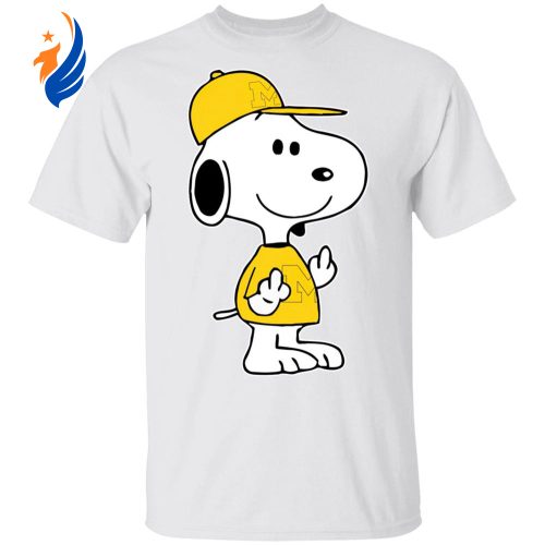 Snoopy Michigan Wolverines NCAA Shirt Double Middle Fingers Fck You Tee – Show Your Team Spirit! Snoopy Michigan Wolverines NCAA Shirt Double Middle Fingers Fck You Tee – Show Your Team Spirit!