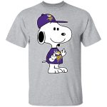 Snoopy Minnesota Vikings NFL Double Middle Fingers Shirt: Boldly Show Your Team Pride with this Unique Fck You Design