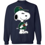 Snoopy Minnesota Wild NHL Double Middle Fingers Fck You Shirt: Show Your Team Spirit with this Bold and Edgy NHL Fan Gear!
