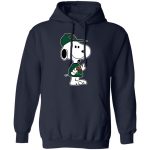 Snoopy Minnesota Wild NHL Double Middle Fingers Fck You Shirt: Show Your Team Spirit with this Bold and Edgy NHL Fan Gear!